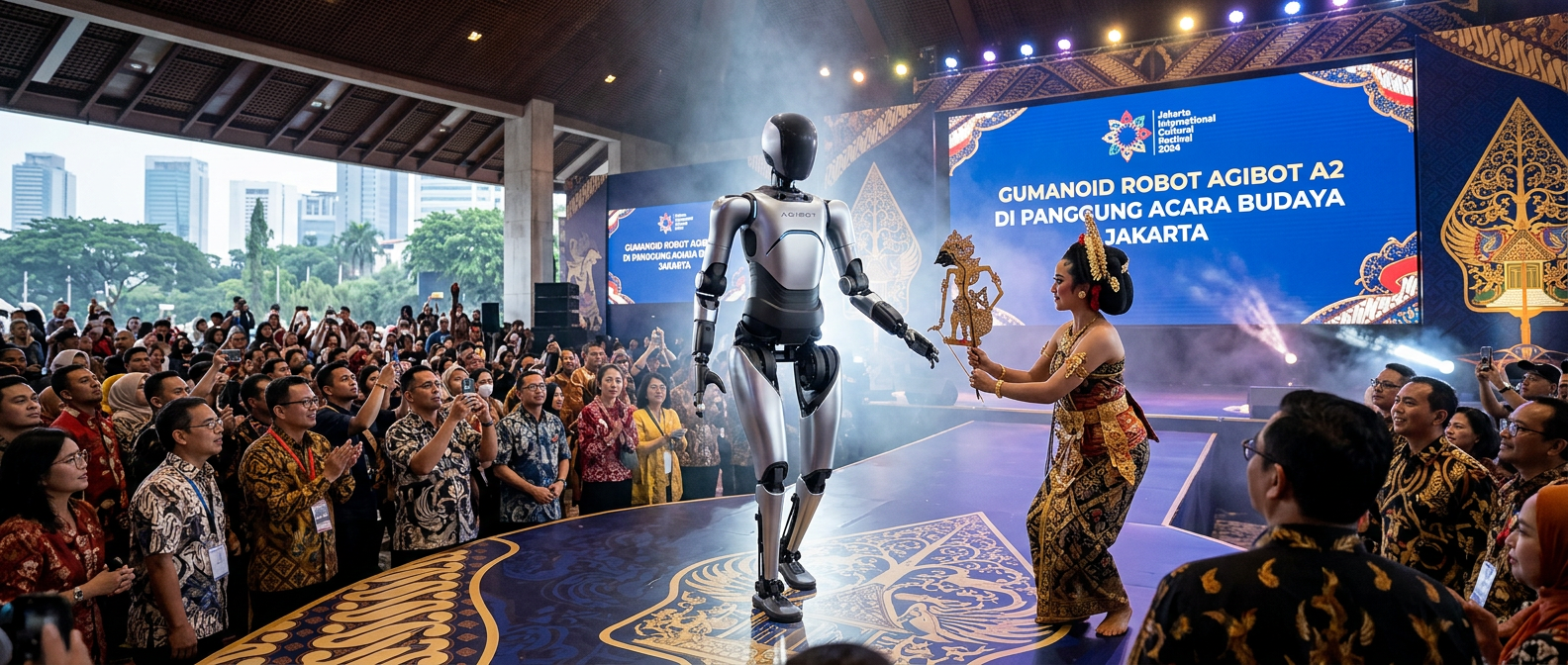agibot a2 gumanoidnyy robot debyutiroval v dzhakarte — фото 1