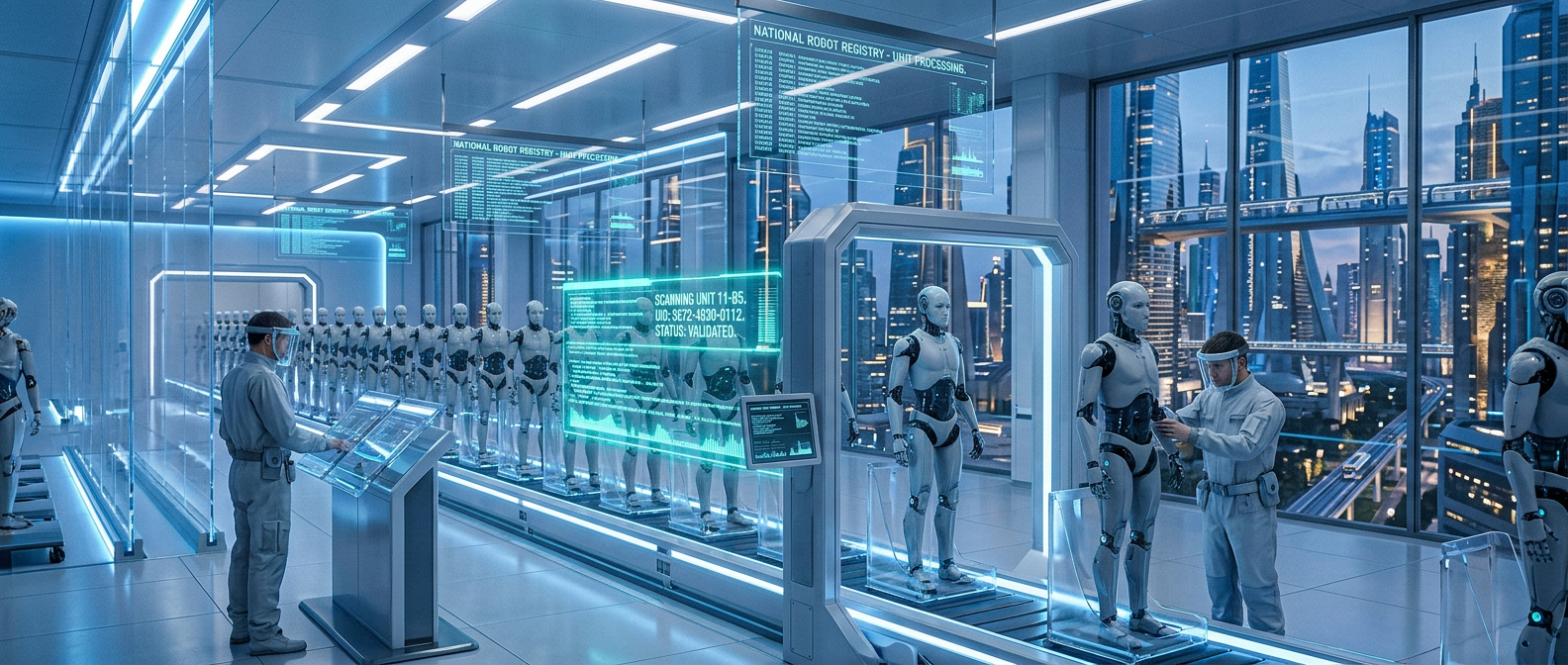 kitay prisvaivaet gumanoidnym robotam tsifrovye id — фото 1